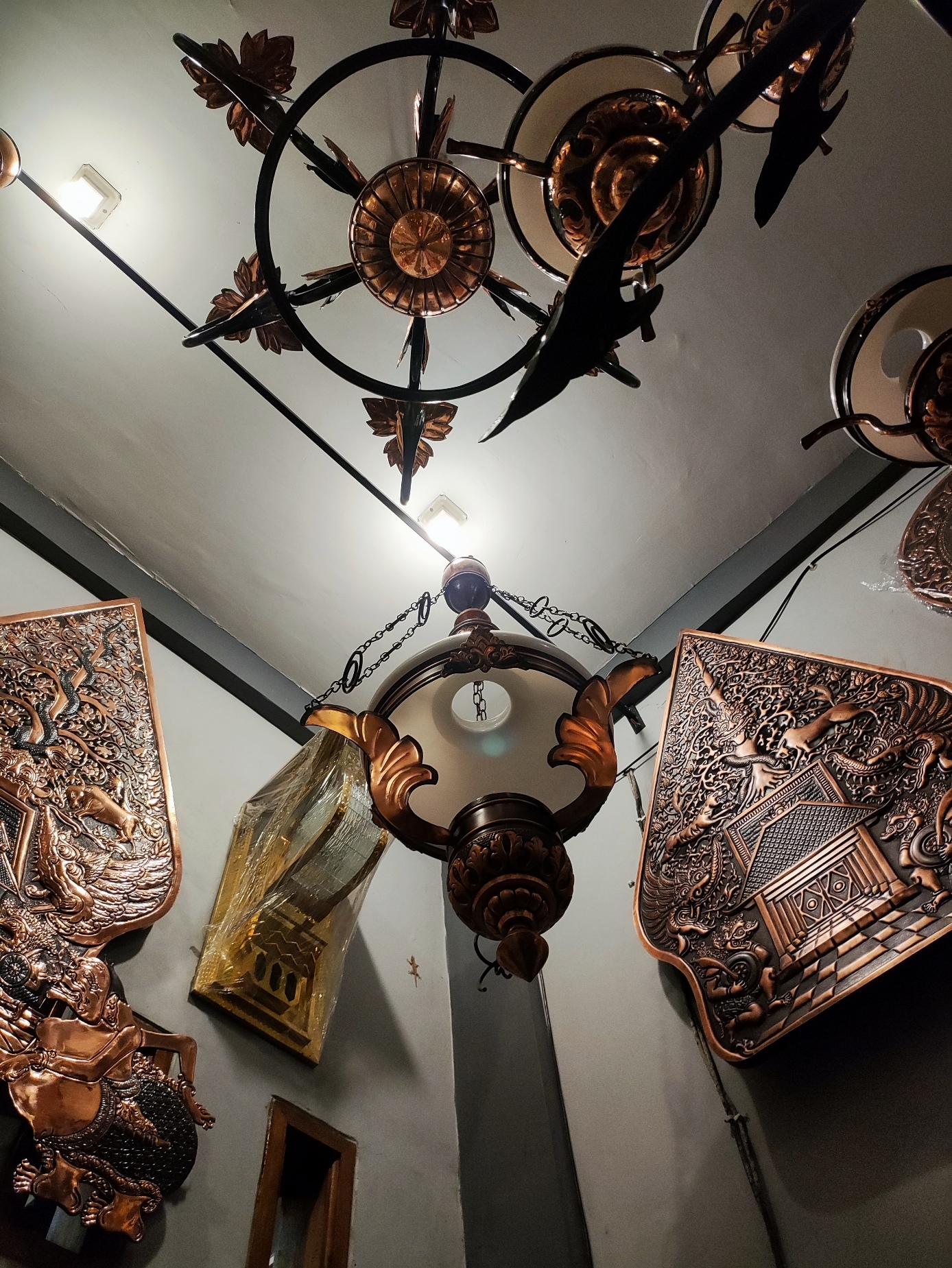Lampu Gantung Jawa Klasik Minimalis Tembaga Handmade
