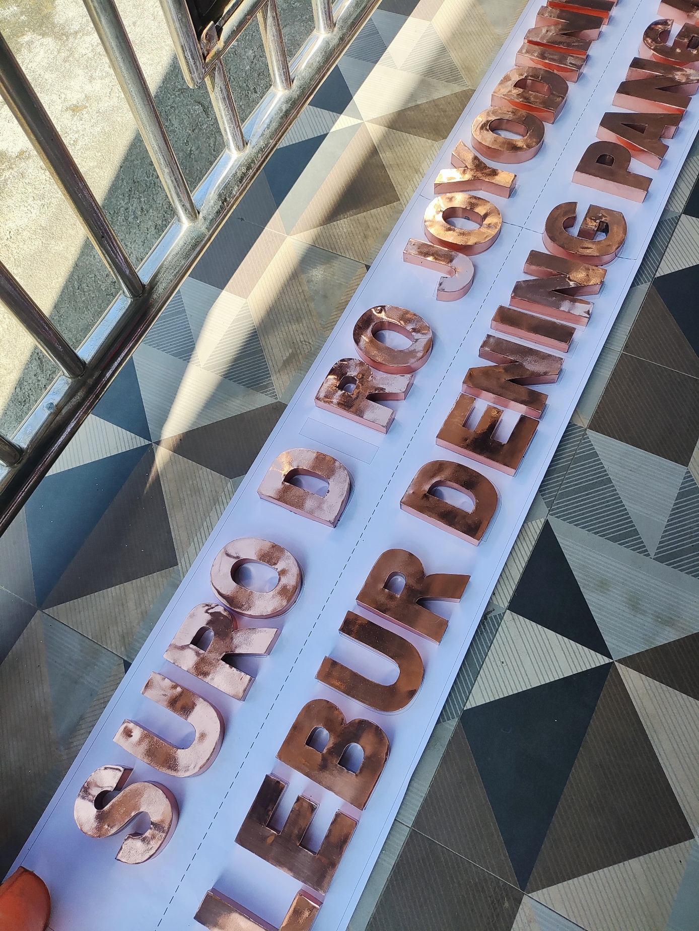 Letter Tembaga & Letter Kuningan Custom Handmade – Elegan & Eksklusif